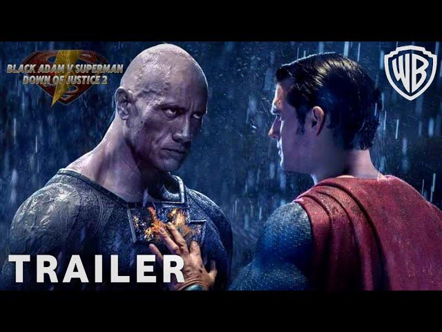 Black Adam V Superman: Dawn of Justice 2 ( 2025 ) - Teaser Trailer | Dwayne Johnson & Henry Cavill