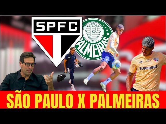 É CHOQUE-REI HOJE! SÃO PAULO X PALMEIRAS - PROVÁVEL ESCALAÇÃO, PALPITES, MESTRE TELE, ANDRE SILVA +