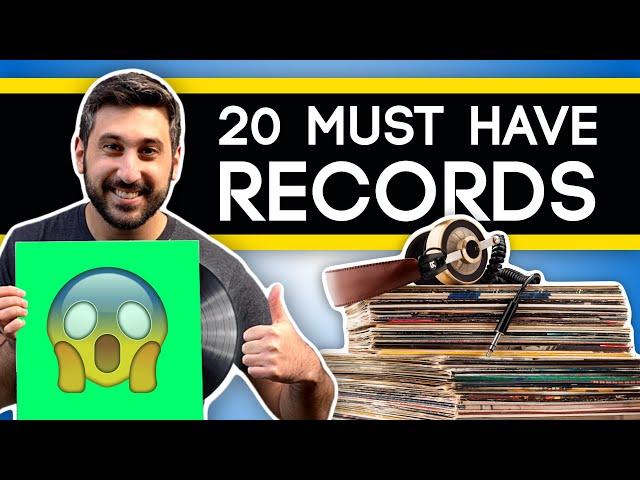 Top 20 Records You Need For Your Vinyl Collection | Essential Albums To Own (Rock, Jazz, Rap, Indie)