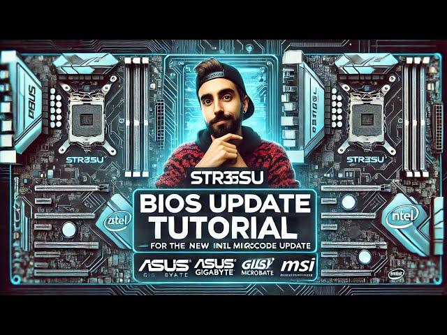 TUTORIAL UPDATE BIOS ASUS GIGABYTE MSI INTEL MICROCODE GEN 13 14