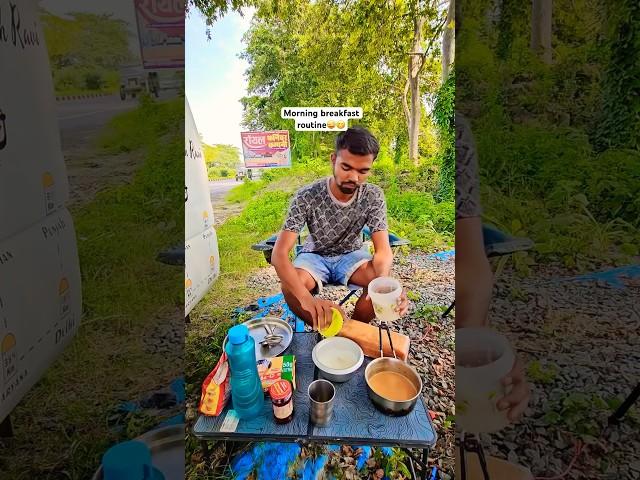 Daily Morning Breakfast routine in my Van  #vanlifewithravi #vanlife #vanlifeinindia