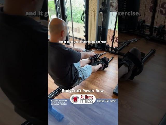 BodyCraft Power Row Feature - AtHomeFitness.com Scottsdale Showroom