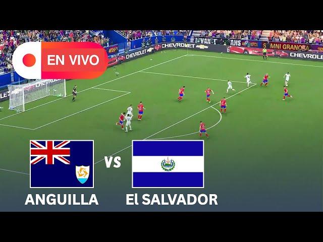 EN VIVO - Anguilla vs El Salvador | World Cup Qualifying 2025 | Full Match eFootball Pes 21 Gameplay