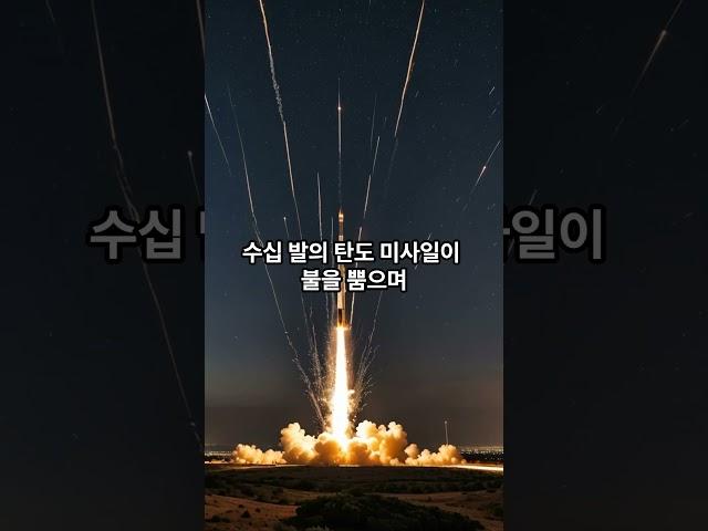 이란의 무자비 폭격 시작됐다! 뚫려버린 이스라엘 #shorts