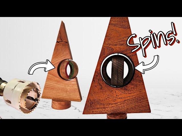 How to Create Stunning Hole Saw Ornaments | Christmas Woodworking Project