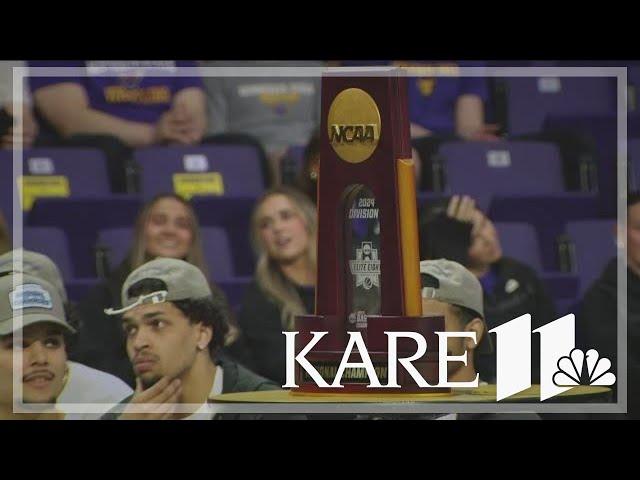 Fans, team celebrate historic wins for MSU-Mankato’s men’s and women’s basketball