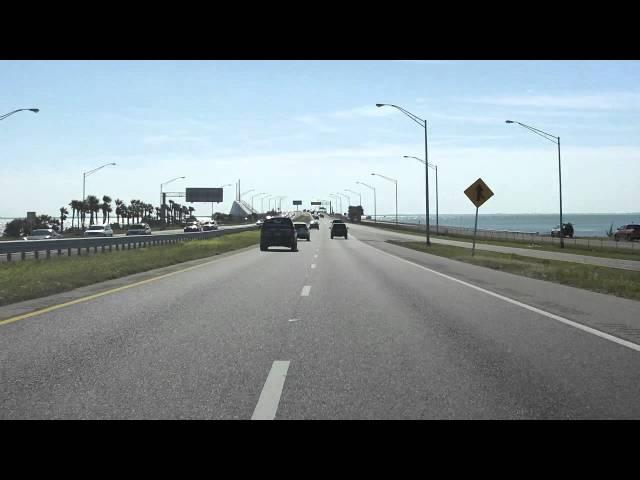 Sunshine Skyway Bridge southbound