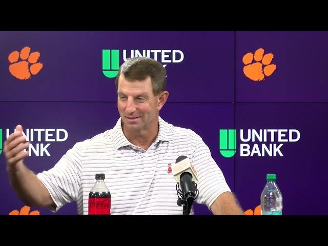 Dabo Swinney Louisville preview, pt. 1