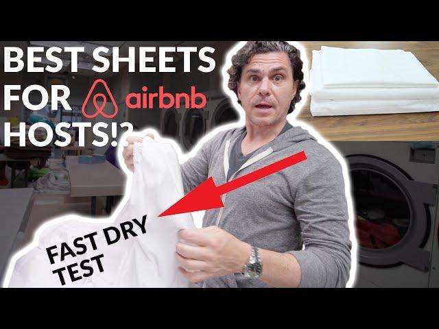 THE BEST SHEETS/TOWELS FOR AIRBNB HOSTS!! (full review)