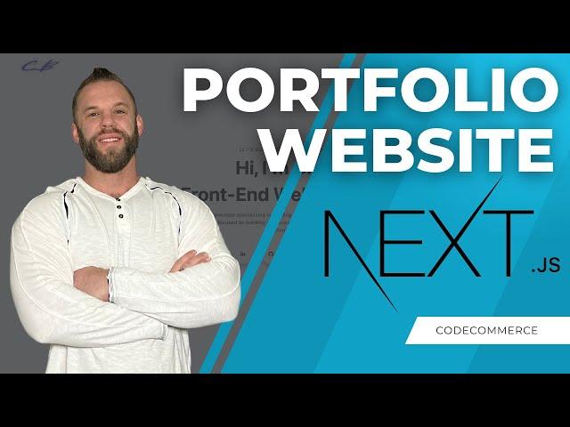 Build a NEXT JS Portfolio Website With Tailwind CSS | Jr. Front-End Developer