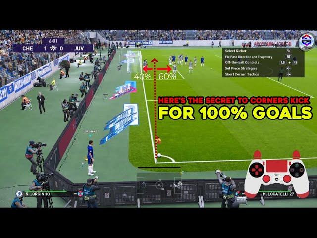 PES 2021 - Trick  Corner Kick for 100% Goals