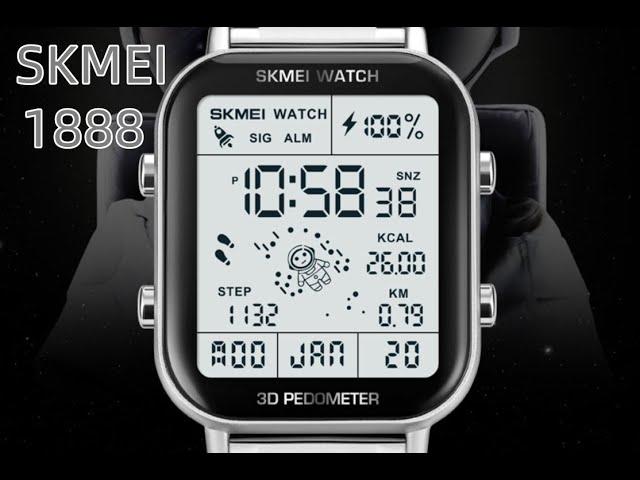 3D Pedometer SKMEI 1888 Digital Men Watch