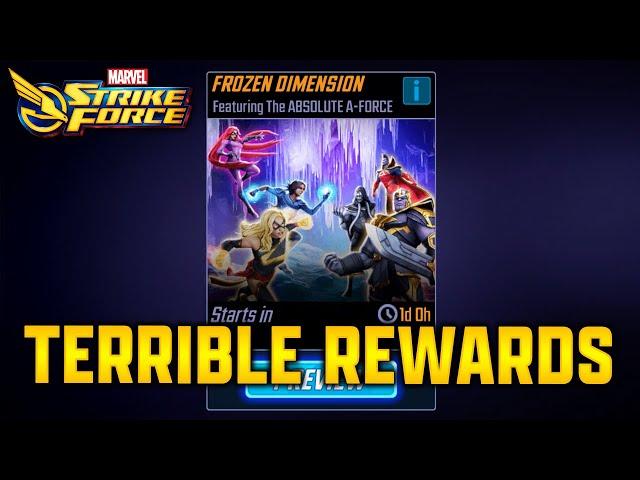 Frozen Dimension Rewards Are Terrible - MARVEL Strike Force - MSF