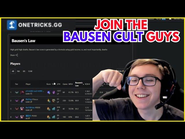 Thebaus Founds That BAUSEN LAW Is A CULT | League of Legends Clip