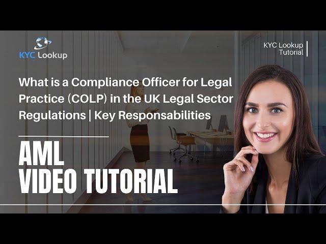 What is a Compliance Officer for Legal Practice (COLP) | Key Roles & Responsibilities Explained