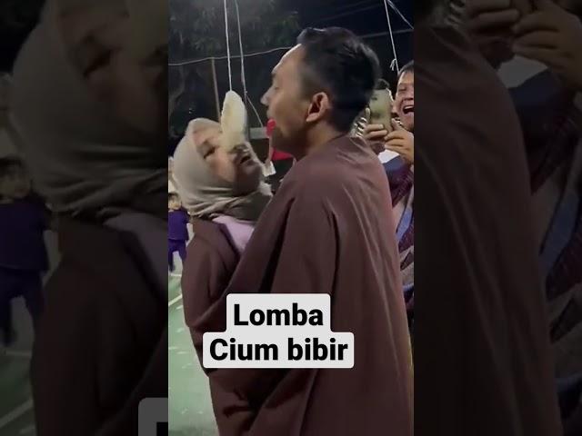 lomba cium bibir apa makan krupuk