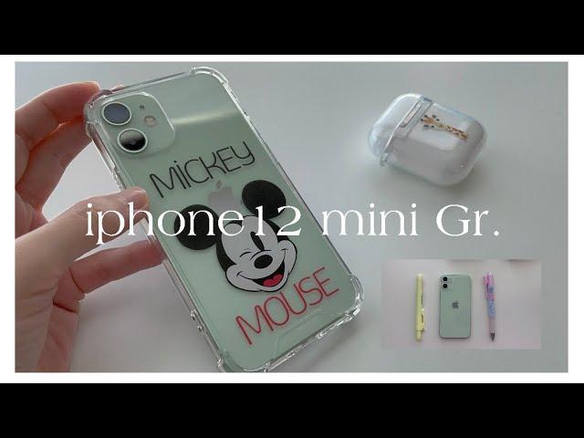 (eng.) Unboxing iPhone12 mini Green I 아이폰12 미니 그린 I accessories