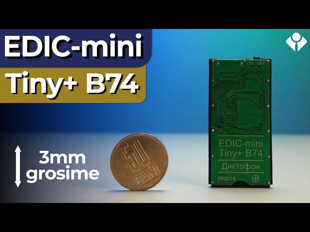 Micro reportofon ce captează vocea până la 12m distanță | EDIC-mini Tiny+ AR-THQ-B74