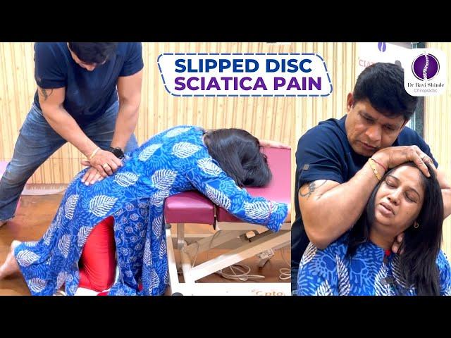 Fixing Her Hip & Lower Back Pain for SCIATICA & SLIPPED DISC | Lumbar Spondylosis | Dr Ravi Shinde