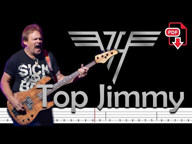 Van Halen - Top Jimmy (Bass Tabs | Notation) @ChamisBass  #vanhalen #vanhalenbasstabs