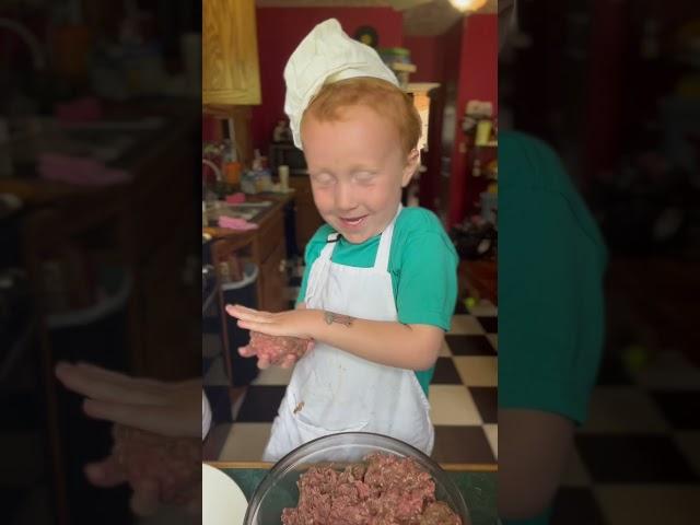 Cooking with Jay | Cheeseburgers #cooking #kidscook #kids #dinner