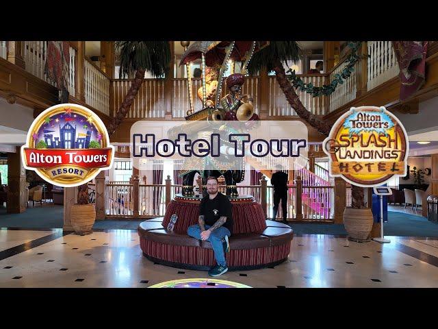 Alton Towers Hotel Walkthrough Tour | + Room & Splash Landings