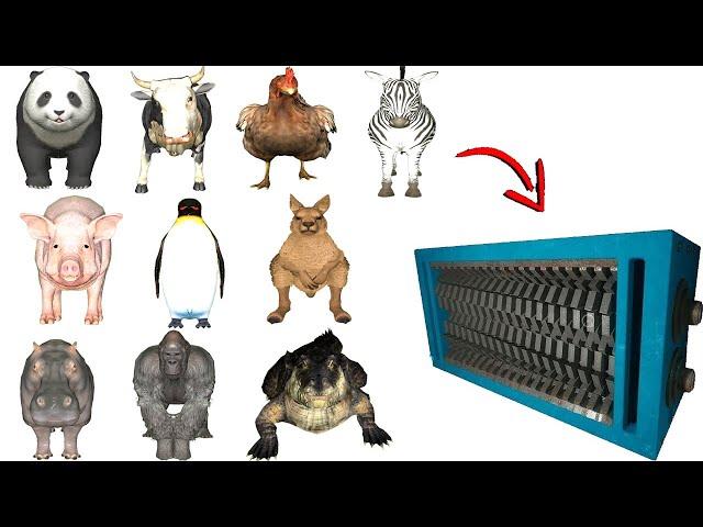 GIANT SHREDDER ALL MUTATED ANIMALS MONSTER SPARTAN KICKING in GMod