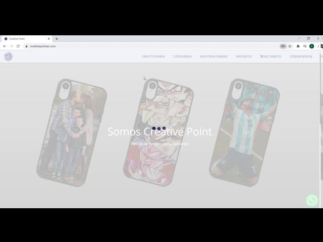Creando funda desde la web (PC)