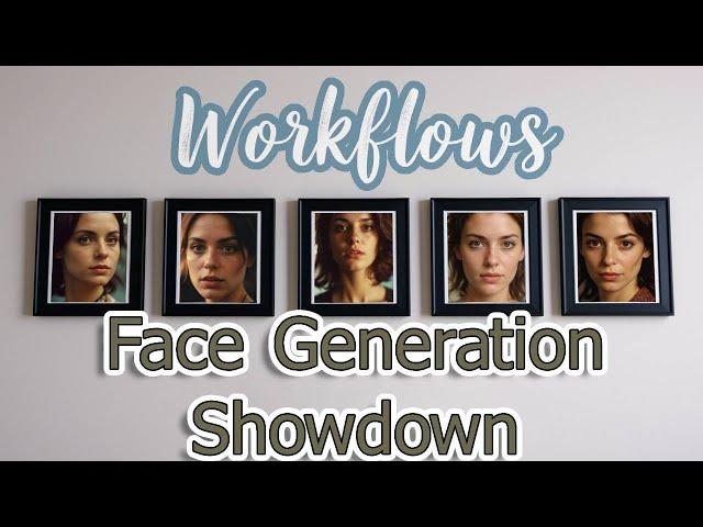 Comparing Face Generation Workflows: Photomaker V1, V2, IPAdapter FaceID and InstantID