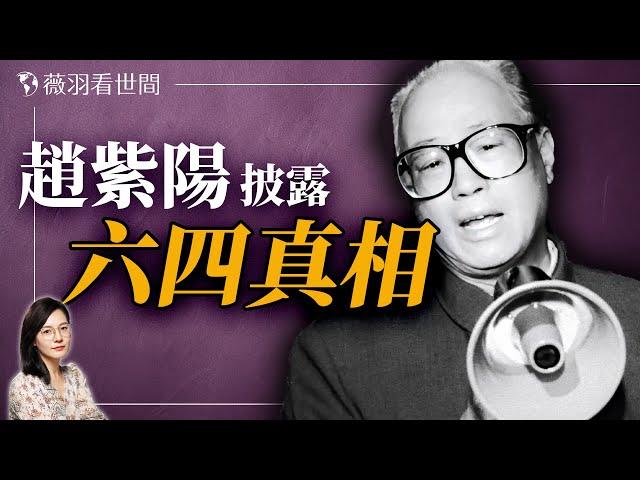 趙紫陽的生死抉擇：寧可放下權力，也不將槍口對準學生。｜薇羽看世間 20240603