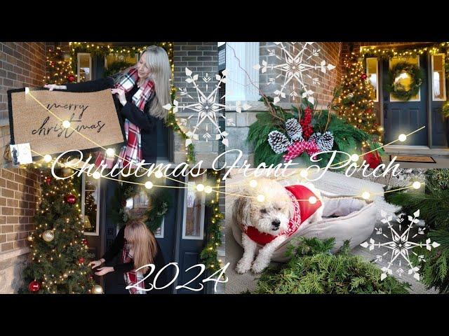 NEWCHRISTMAS PORCH DECORATE WITH ME TRADITIONAL CHRISTMAS DECORATING CHRISTMAS DECORATING