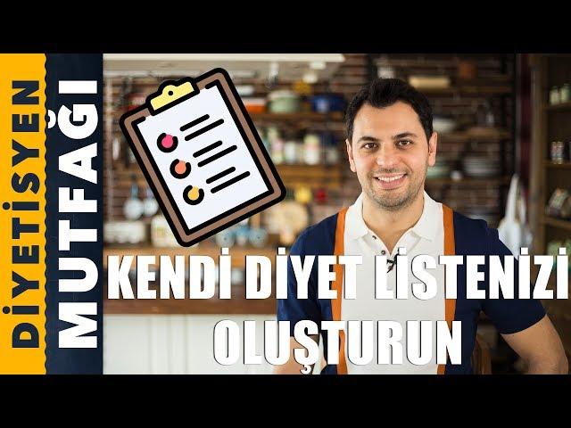 KENDİ DİYET LİSTENİZİ OLUŞTURUN | Mucize(siz) Zayıflama Programı | Diyetisyen Andaç Yeşilyurt