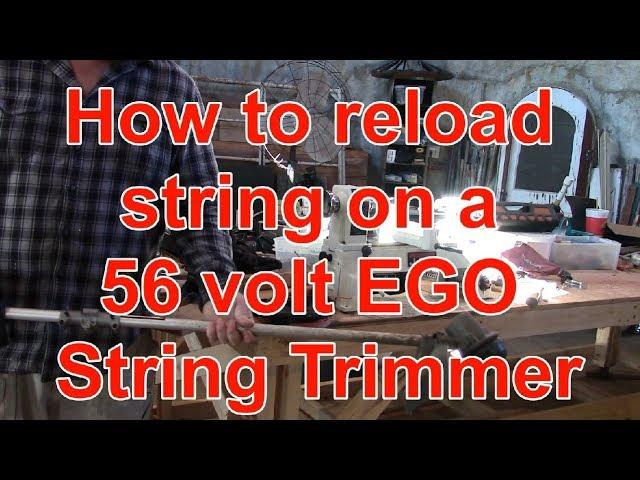 How To Reload String on a 56 Volt EGO String Srimmer