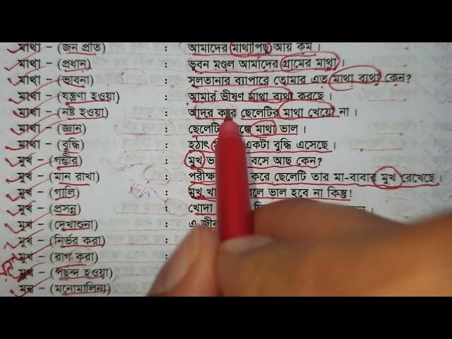 ভিন্নার্থক শব্দ পার্ট ৩ | সৌমিত্র শেখর রচিত বিষয় বাংলা বই থেকে