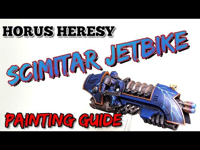 Horus Heresy Scimitar Jetbike: Night Lords Painting Guide