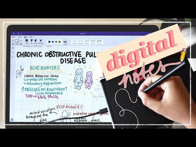 How I make digital handwritten notes WITHOUT AN IPAD PRO for university (on my laptop)BUDGET OPTION