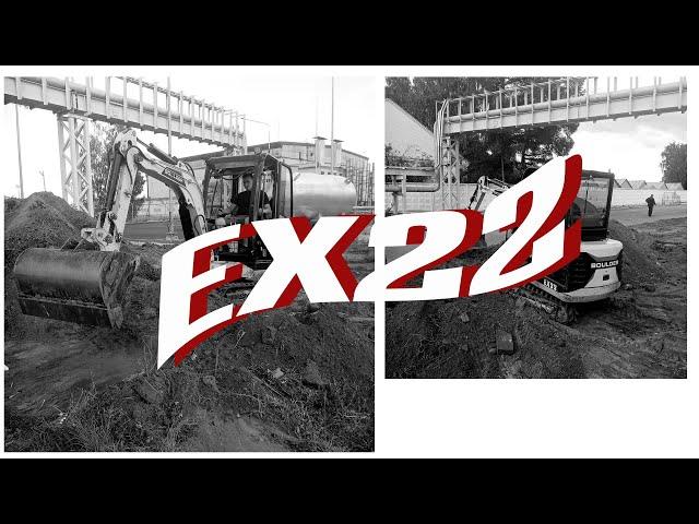 Мини экскаватор Boulder EX22 в работе