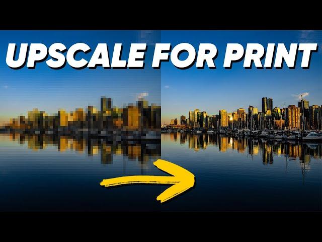 The BEST way to upscale AI Art for printing and apparel!
