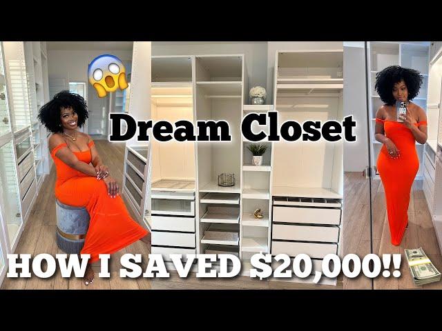 OMG!! EXCITING NEWS!! DREAM CLOSET TOUR 2023! HOW I SAVED $20,000   Home Update | MsnaturallyMary