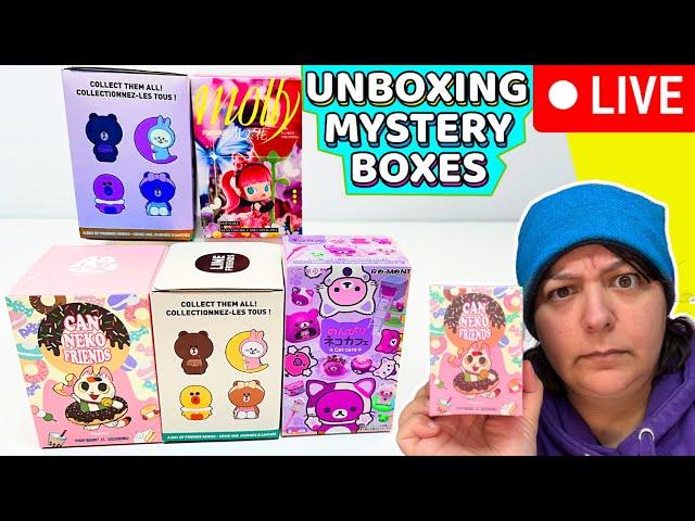 Unboxing WEIRD Mystery Boxes I Forgot About!  LIVE STREAM 