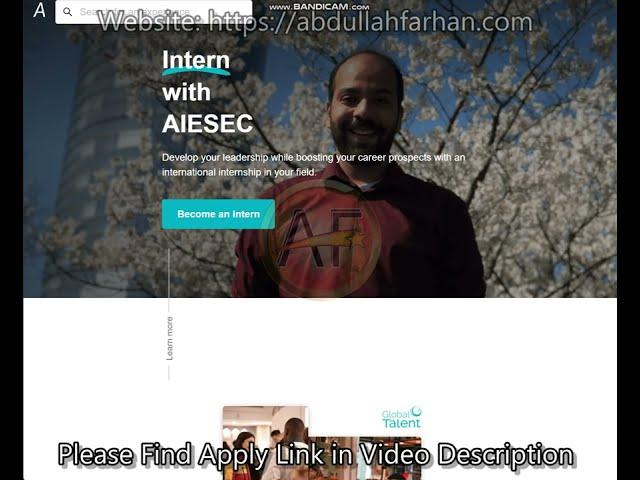 AIESEC International Internship Programs 2024 (Professional Internships 400+)