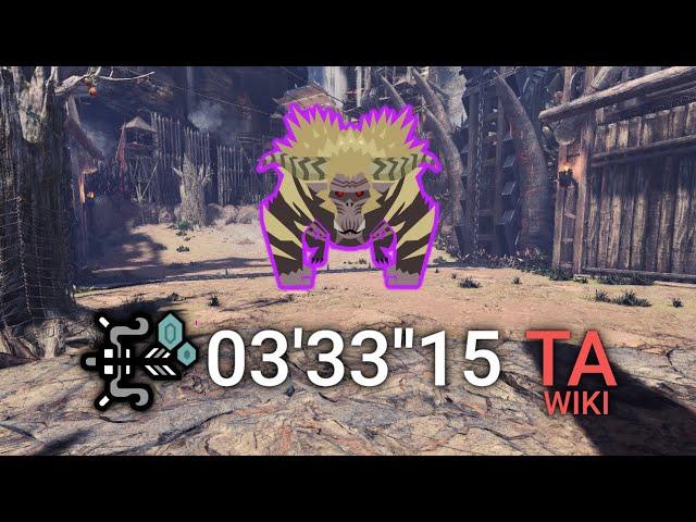 MHWI: PC | Tempered Furious Rajang- Bow TA Rules 03'33''15