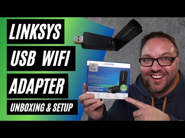 Linksys USB WiFi Adapter | WUSB6400M | Setup & Unboxing