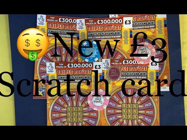 Whoop whoop, NEW CARD ALERT, finally found the £3 Triple Payout scratch card, what a great card