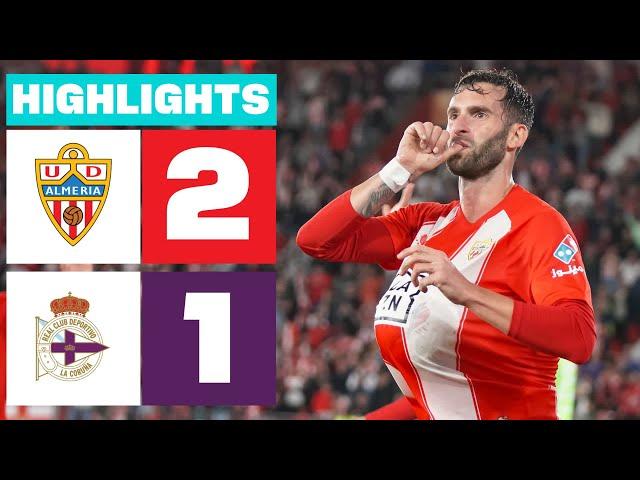 UD ALMERÍA 2 - 1 RC DEPORTIVO I HIGHLIGHTS LALIGA HYPERMOTION