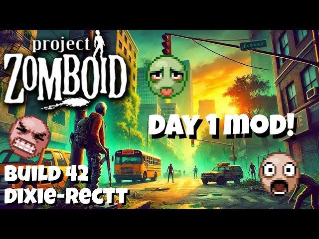 IS THIS THE CRAZIEST MOD EVER? RACCOON CITY! - DAY ONE MOD - Project zomboid