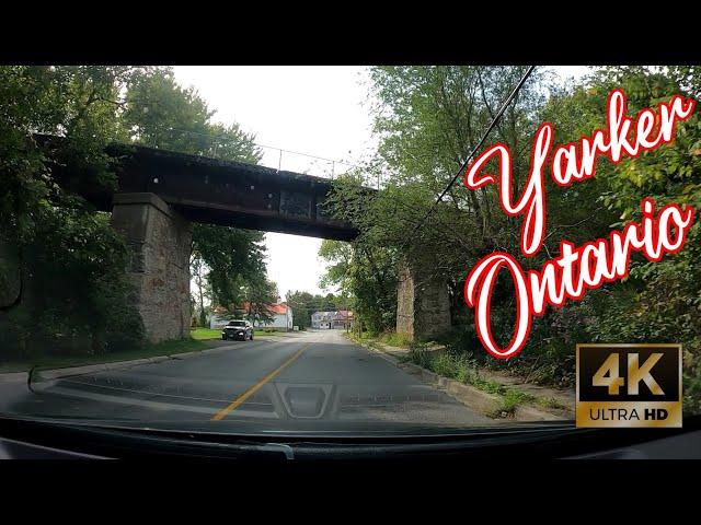 Drive through Yarker Ontario Canada in 4k