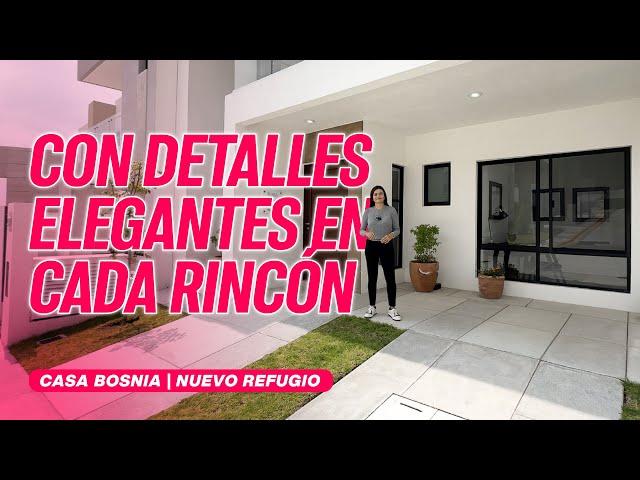 ¡Con DETALLES ELEGANTES! Casa BOSNIA | Nuevo Refugio Queretaro