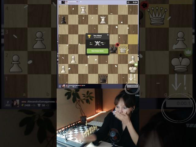 Beating GM Daniel Naroditsky with 0.1 seconds to spare! #chess #bullet