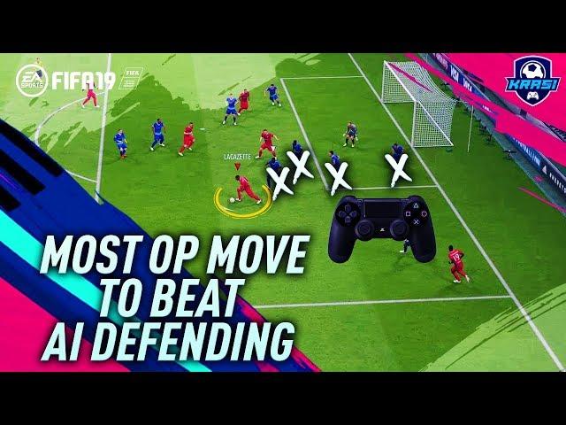 MOST OVERPOWERED ATTACKING MOVE TO BEAT AI DEFENDING in FIFA 19 DIVISION RIVALS! BEST TRICK TUTORIAL